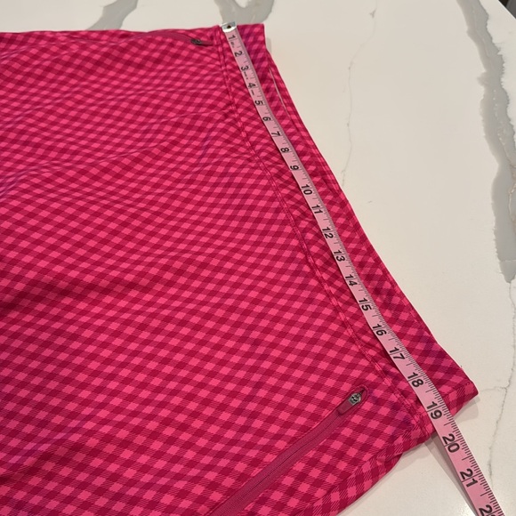Nike Fuchsia Checkered Golf Skort XL - Picture 7 of 8